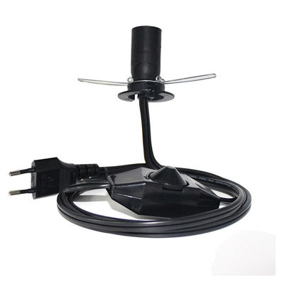 6ft Europese 2 prong AC Power Extension Cord E12 Set met draadclip en Edison Lamp Socket