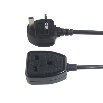 0.75M Man tot Vrouw Kettle Lood Drie-Fase Power Cord Voor Britse stroomvoorziening