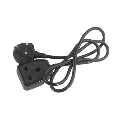 0.75M Man tot Vrouw Kettle Lood Drie-Fase Power Cord Voor Britse stroomvoorziening