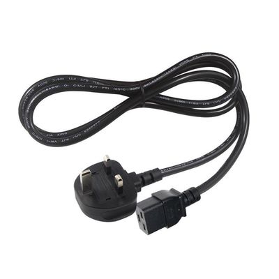 16A BS1363 tot en met C19 Power Cord 1,8 m voor computers en UPS