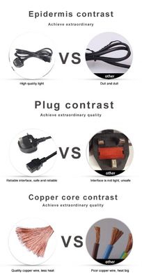 16A BS1363 tot en met C19 Power Cord 1,8 m voor computers en UPS