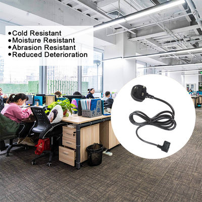 1.5M UK BS1363 tot en met IEC C13 Rechthoekstroomkabel Puur koper