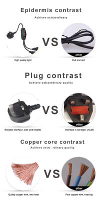 UK Plug Standard Y Shape 2 In 1 AC Cable Splitter 7A Rating Voldoet aan klantvereisten