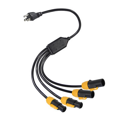 PowerCON True1-connector 4 Y-splitter Iec-stopcontactsnoerverlenging Pdu VS-voedingskabel