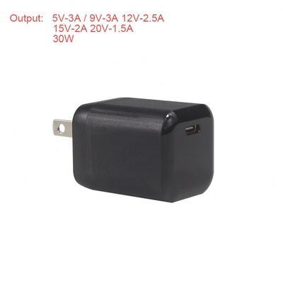 Single Port Universal Laptop GaN PD Charger 30W 20W 20V Super sneller