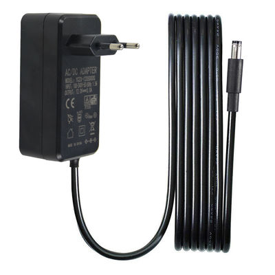EU muur aansluiting 1M 22AWG stroomtoevoer adapter 12V 5A 5521Mm Voor LED CCTV camera