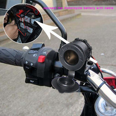 45W Dubbele USB Motorfiets Oplader Adapter 12-24V Input