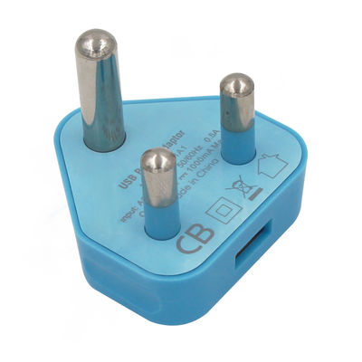Zuid-Afrika Indië Plug Power Supply Adapter Mobiele telefoon Power Adapter 5Volt 3Pin