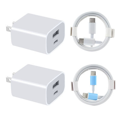 QC Dual Port 20W USB C Charger voor videospelers Snel opladen