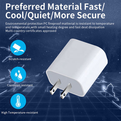 QC Dual Port 20W USB C Charger voor videospelers Snel opladen