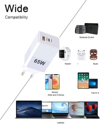 EU VS VK AU GaN 140w 120w 65W 45w Laptop USB C-oplader met QC2.0-functie