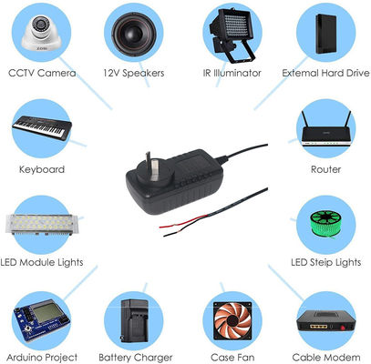 AU Plug In DC-stroomtoevoer Adapter 5V 3A Uitgang voor LED-monitor en snel opladen