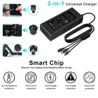 3 in 1 Universal Charger Input 100-240V IEC C8 Inlet 42V 2A Laptop stroomtoevoer adapter