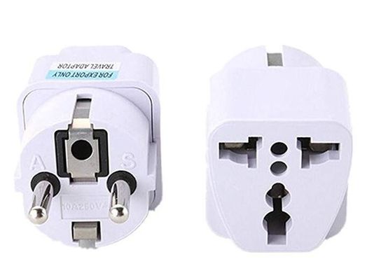 Europese naar Britse stekkeradapter 250V 10A ABS+koper Reisvoeding