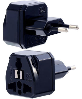 Europese naar Britse stekkeradapter 250V 10A ABS+koper Reisvoeding