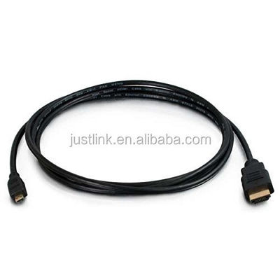 High Speed 5FT 1.5M V1.4 Male to Male HDMI to Micro HDMI kabel voor HDTV PS3 XBOX 3D LCD