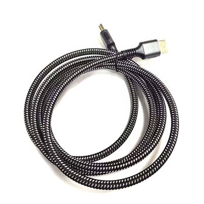 Hoge snelheid 4K 8K UHD gebreide nylon 2.1 HDMI-kabel voor ultieme kijkbeleving