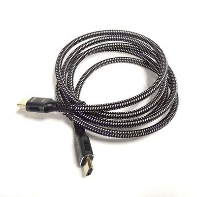 Hoge snelheid 4K 8K UHD gebreide nylon 2.1 HDMI-kabel voor ultieme kijkbeleving