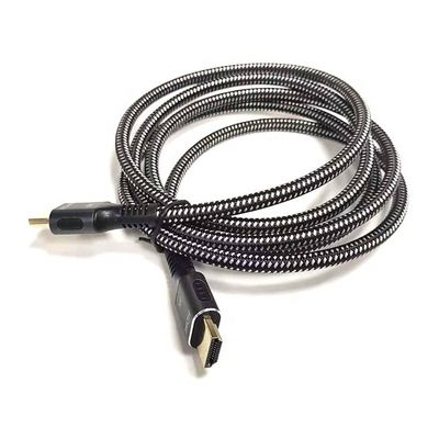 Hoge snelheid 4K 8K UHD gebreide nylon 2.1 HDMI-kabel voor ultieme kijkbeleving