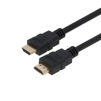 1M-30M Zwarte 4K HDMI-kabel met vlechtbescherming 24k verguld man-man 2.0 3D 60Hz