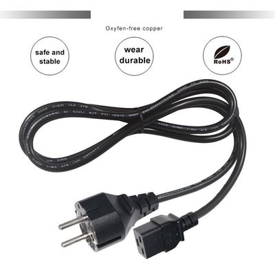 30A 240V Kabel 1.5mm Shuko VDE Versterker Kabel IECC19 Vrouwelijke connector Pdu Ac Power Plug