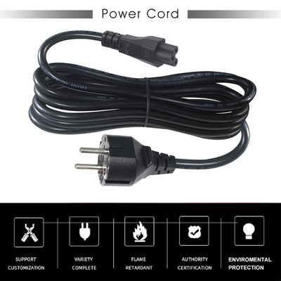 1.5M VDE CEE Euro Plug Kabel Iec Computer Eu Mannelijke Shucko 10A Netsnoer Ac Naar Adapter Schuko C5