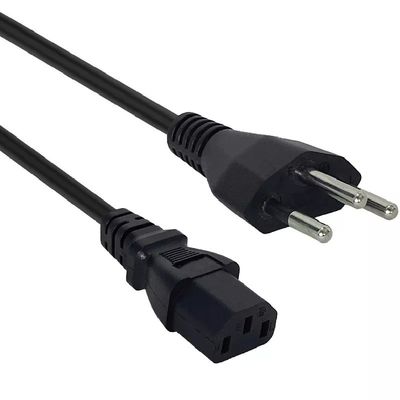 Zwitserse aansluitingen Stroomkabel Stroomkabel Mains Bedrading Zwitserland Plug Zwart/Wit 250V Zwitserse aansluitingen Stroomkabel kabel