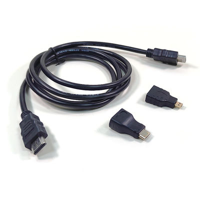 1.5m HDMI kabel 3 in 1 voor videocamera en tablet pc naar tv