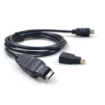 1.5m HDMI kabel 3 in 1 voor videocamera en tablet pc naar tv