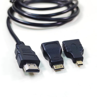 1.5m HDMI kabel 3 in 1 voor videocamera en tablet pc naar tv