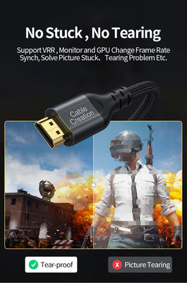 48 Gbps 8K60Hz 4K120Hz 8K HDMI 2.1 kabel HDMI2.1 M tot M kabel met PVC jas
