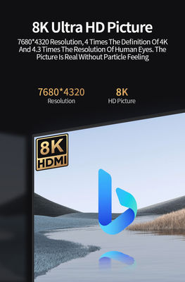 48 Gbps 8K60Hz 4K120Hz 8K HDMI 2.1 kabel HDMI2.1 M tot M kabel met PVC jas