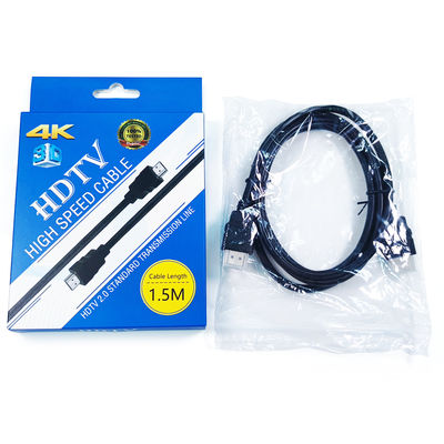 Gevormd PVC jasje 4K HDMI kabel 0,5m tot 30M voor computer high definition video