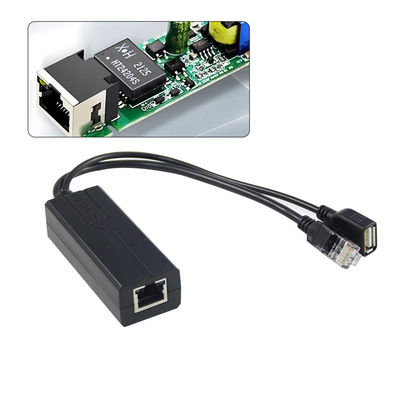48V tot 5V 2.4A PoE Splitter USB Type A Vrouwelijke 802.3af Power Over Ethernet Splitter