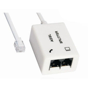 Oorsprong ABS 94HB Housing RJ11 Telefoonmodem ADSL Splitter met kabel en kabel inbegrepen
