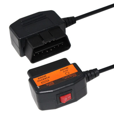 OBD2 12V tot 5V laadkabel met schakelaar voor DVR-rijrecorder