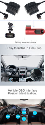 9-36v Custom Car Diagnostic Cable 28-24AWG DVR OBD2 16Pin naar USB A Male OBD Step Up Cable
