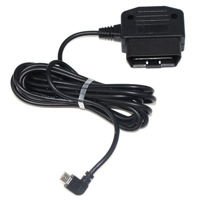 Auto's OBD oplaadkabel 24 64Awg 5V/2A OBD2 16pin tot rechthoek Micro 5P diagnostisch hulpmiddel