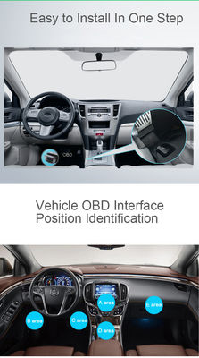 5V 12V auto-oplader stroomverlengkabel OBD-2 tot type C USB-C kabel voor dashcam
