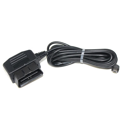 24W Micro USB-kabel aansluiting voor GPS DVR Camcorder Tablet E-dog Phone OBD II 16pin Charger