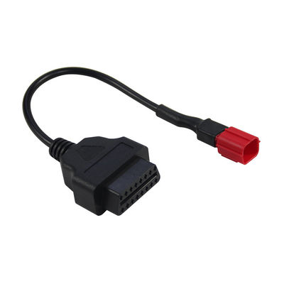6 pin Motorrad Bike Diagnose OBD Adapter voor Euro5 Motor Analyzer 12V/24V Lengte 30cm