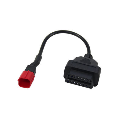 Motorfiets OBD1 naar OBD2 Adapterkabel 6 pin OBD Diagnostische kabel Aanpasbare lengte