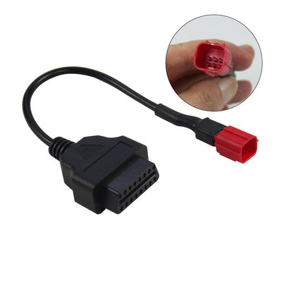 Motorfiets OBD1 naar OBD2 Adapterkabel 6 pin OBD Diagnostische kabel Aanpasbare lengte