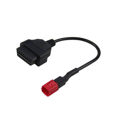 Motorfiets OBD1 naar OBD2 Adapterkabel 6 pin OBD Diagnostische kabel Aanpasbare lengte