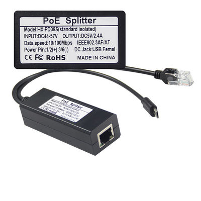 12v 2a Type C en LAN Port RJ 45 Verbind USB Poe Splitter voor Power Over Ethernet