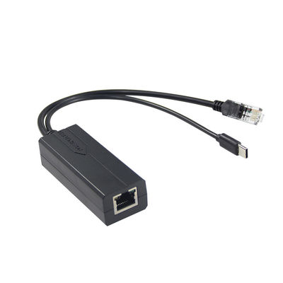 12v 2a Type C en LAN Port RJ 45 Verbind USB Poe Splitter voor Power Over Ethernet