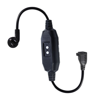 Hoekverlenging Amerika 3Prong NEMA 5-15P tot 515R GFCI-toevoerkabel 20A