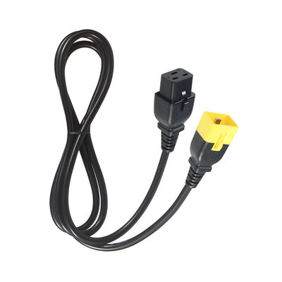 Elektrische kabel 320 C20 Mannelijk tot C19 Vrouwelijk Socket Connector 60320 Iec Computer Power Cord