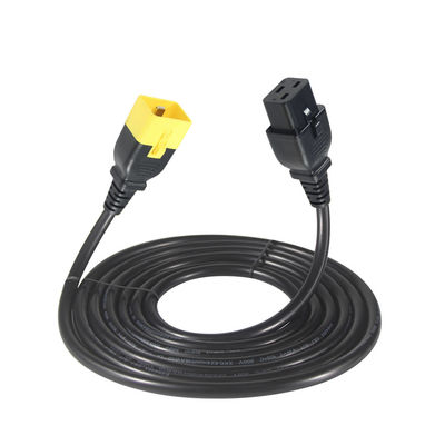 Elektrische kabel 320 C20 Mannelijk tot C19 Vrouwelijk Socket Connector 60320 Iec Computer Power Cord
