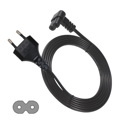 Italië 2 Pin Ac Plug Europese Cable C7 Connector Extension Psu Laptop Power Cord Eu 2-PIN C7